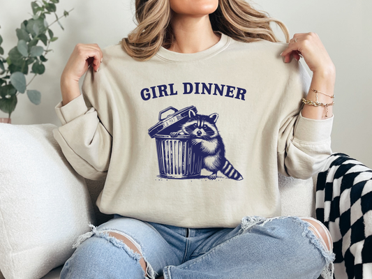 "Girl Dinner" Crewneck