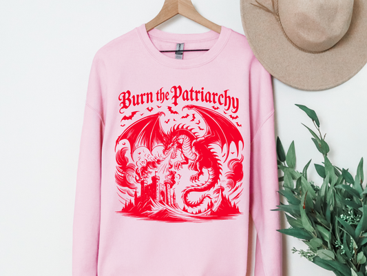 "Burn The Patriarchy" Crewneck