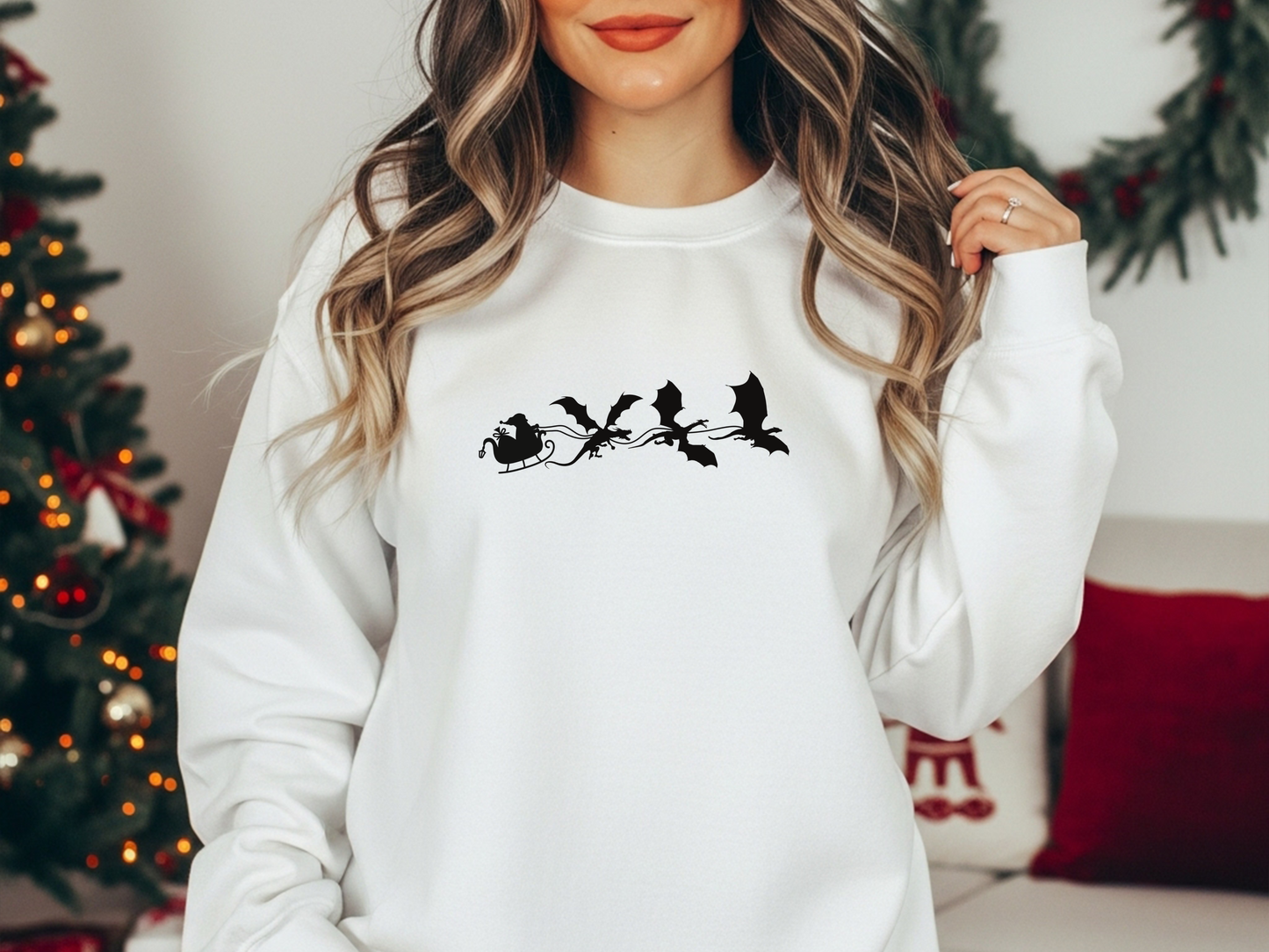 "Santa's Dragons" Crewneck