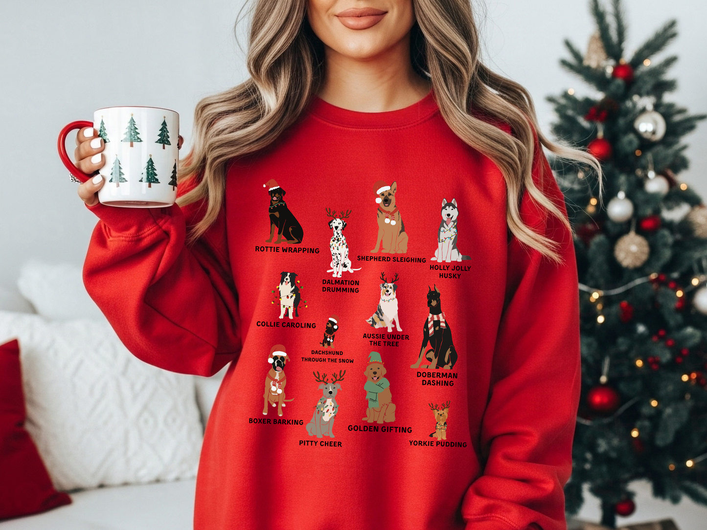 "12 Dogs of Christmas" Crewneck