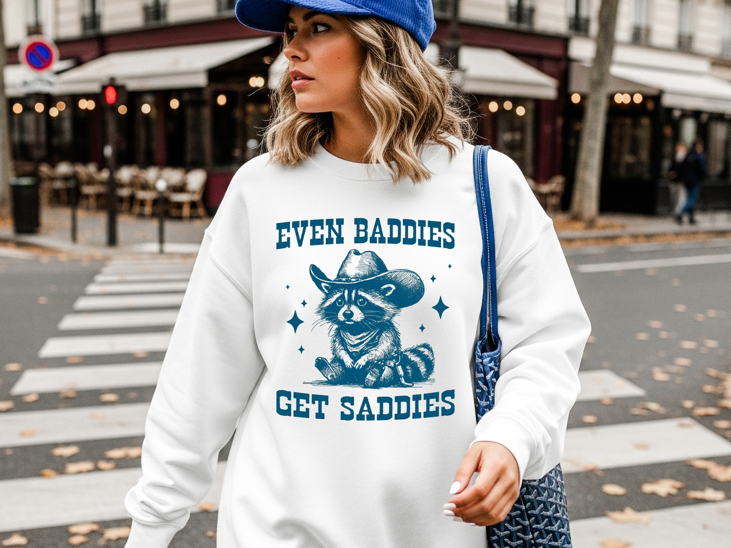"Even Baddies Get Saddies" Crewneck