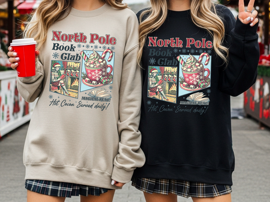 "North Pole Book Club" Crewneck