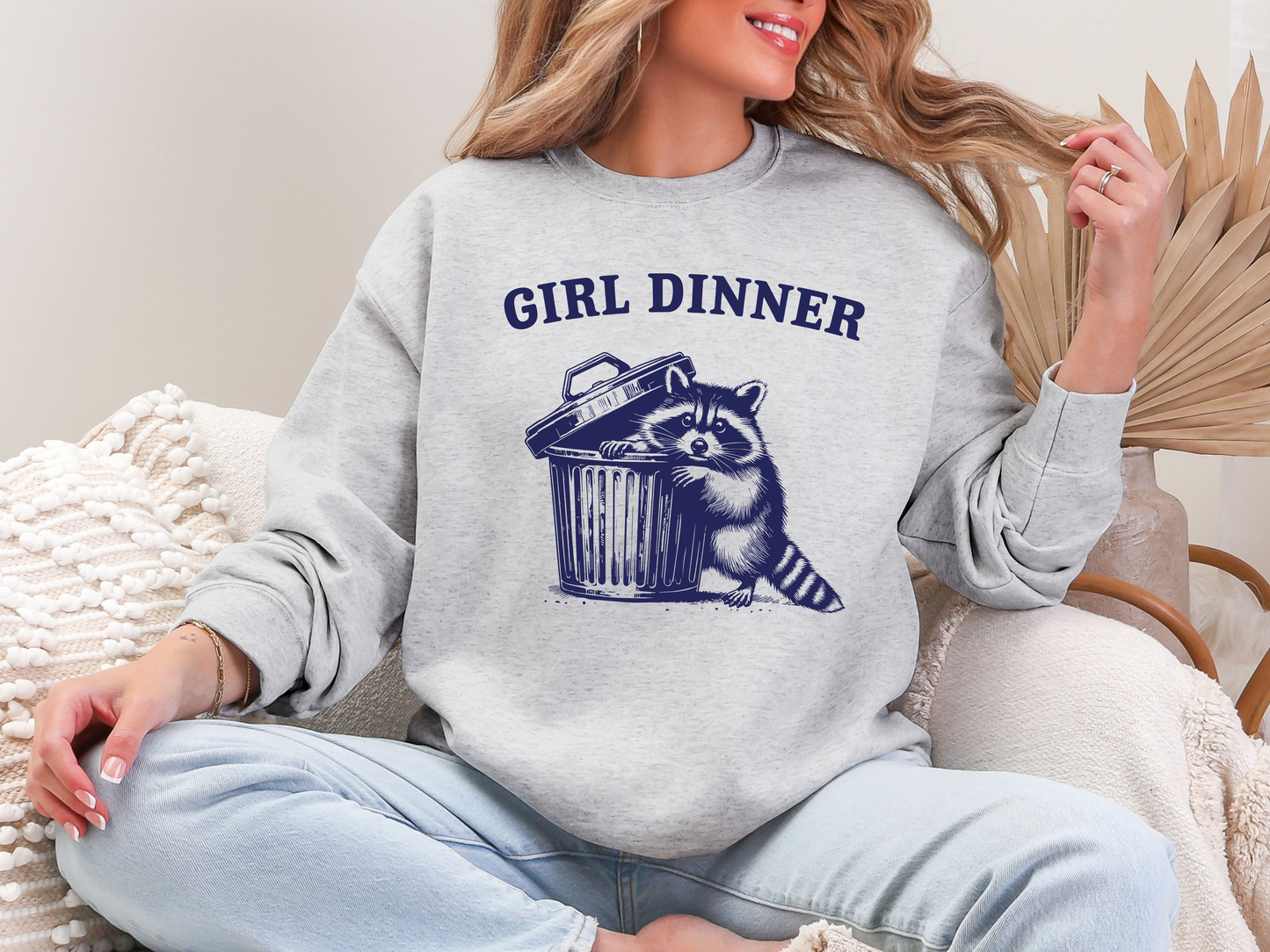 "Girl Dinner" Crewneck