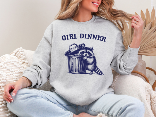 "Girl Dinner" Crewneck