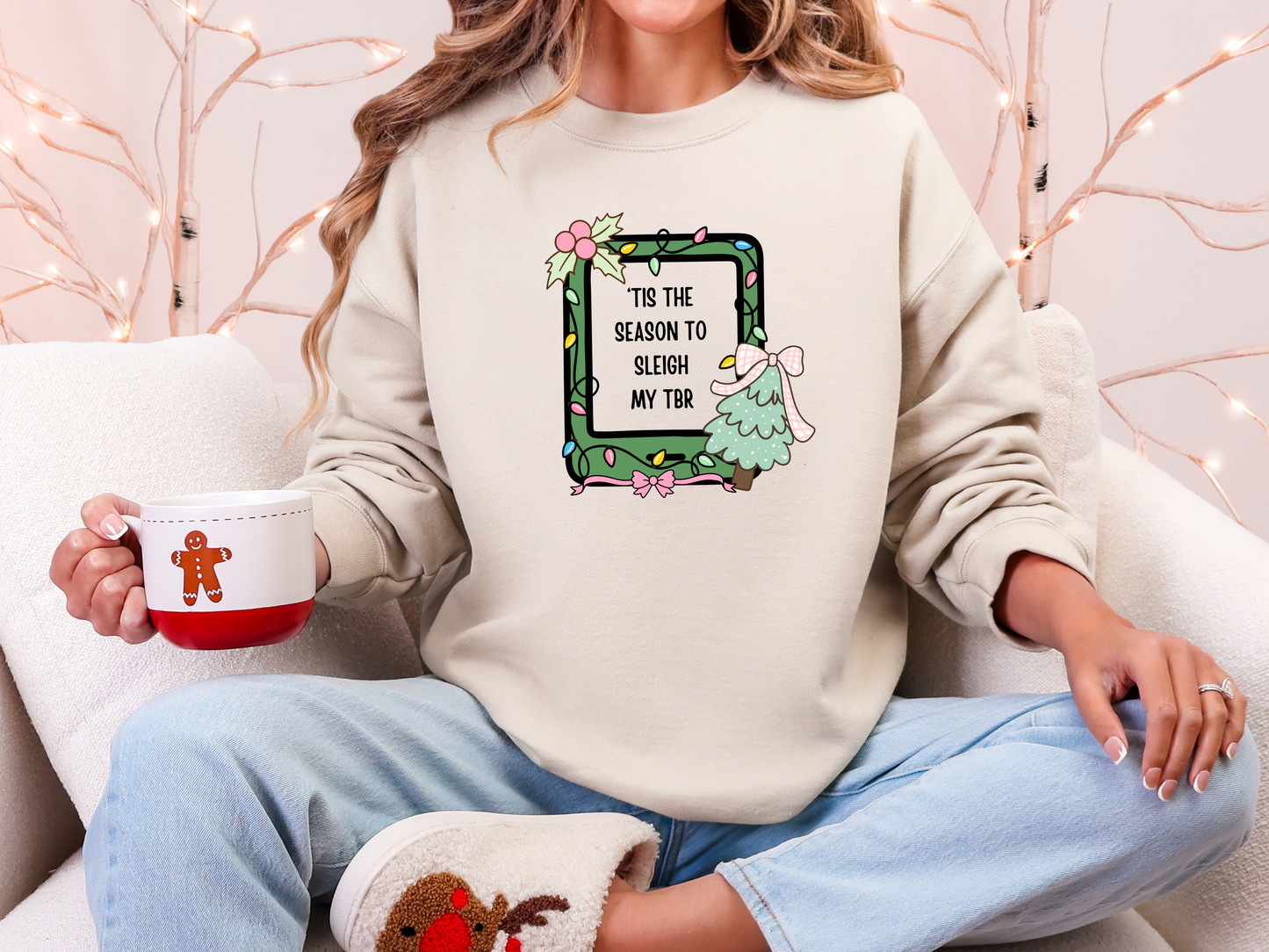 "Dear Santa Kindle Message" Crewneck