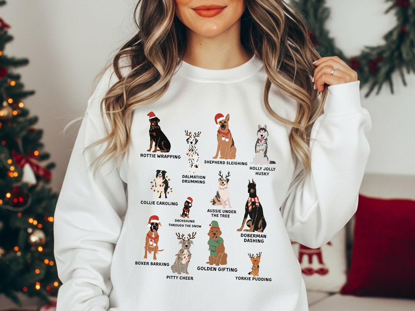 "12 Dogs of Christmas" Crewneck