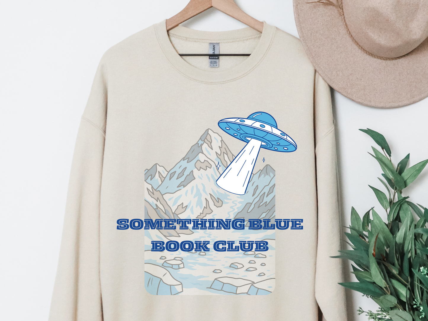 Ice Planet Barbarians "Something Blue Book Club" Crewneck