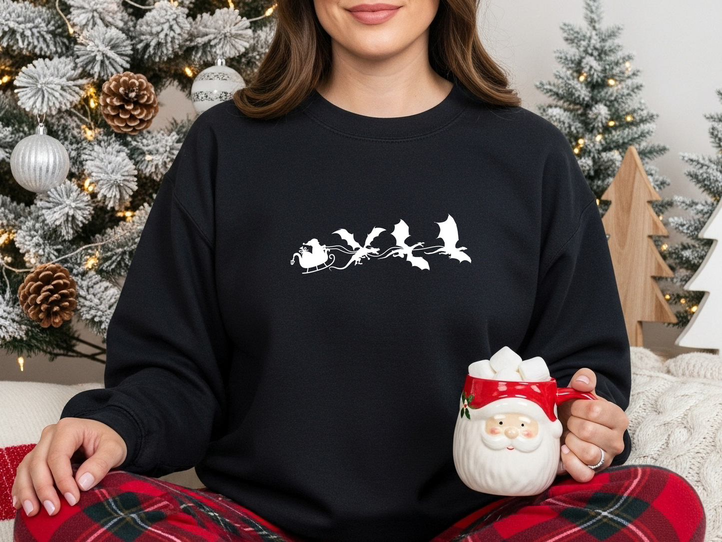 "Santa's Dragons" Crewneck