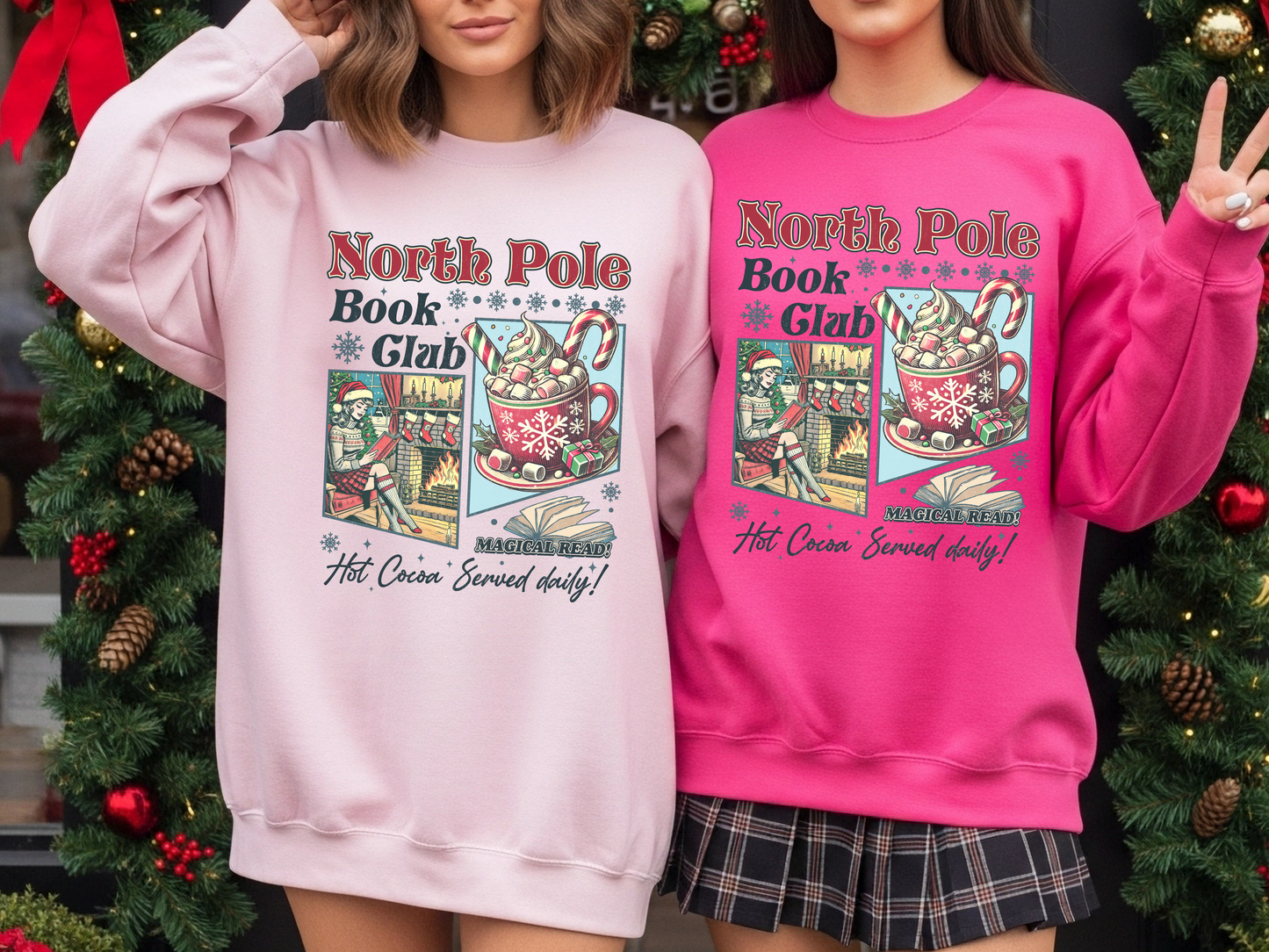 "North Pole Book Club" Crewneck