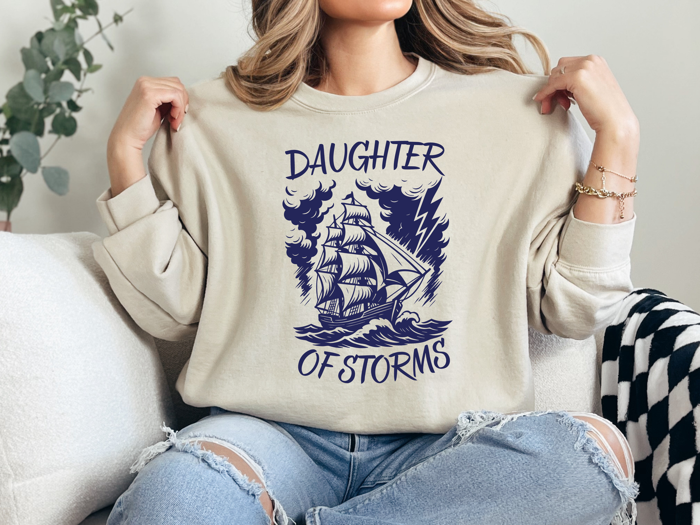 "Daughter of Storms" Crewneck