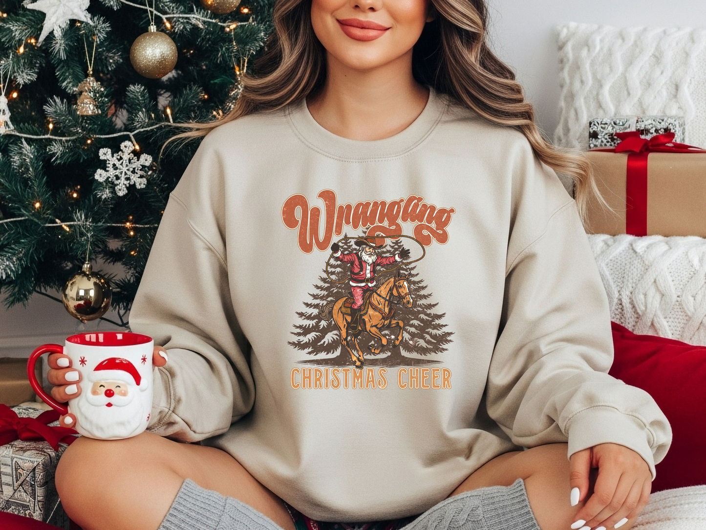 "Wrangling Christmas Cheer" Crewneck