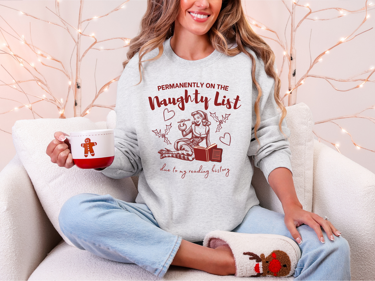"Permanently On The Naughty List" Crewneck