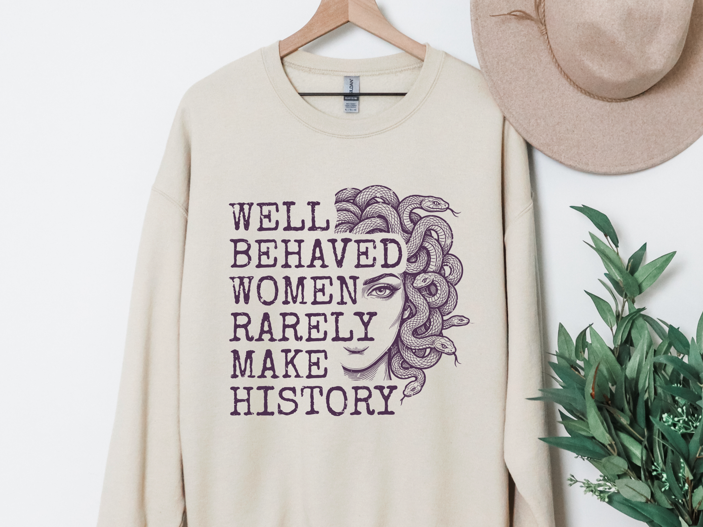 "Well Behaved Women Rarely Make History" Crewneck