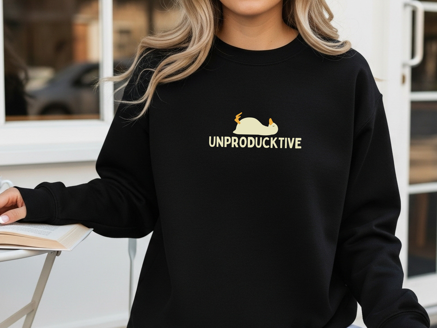 "Unproducktive" Crewneck
