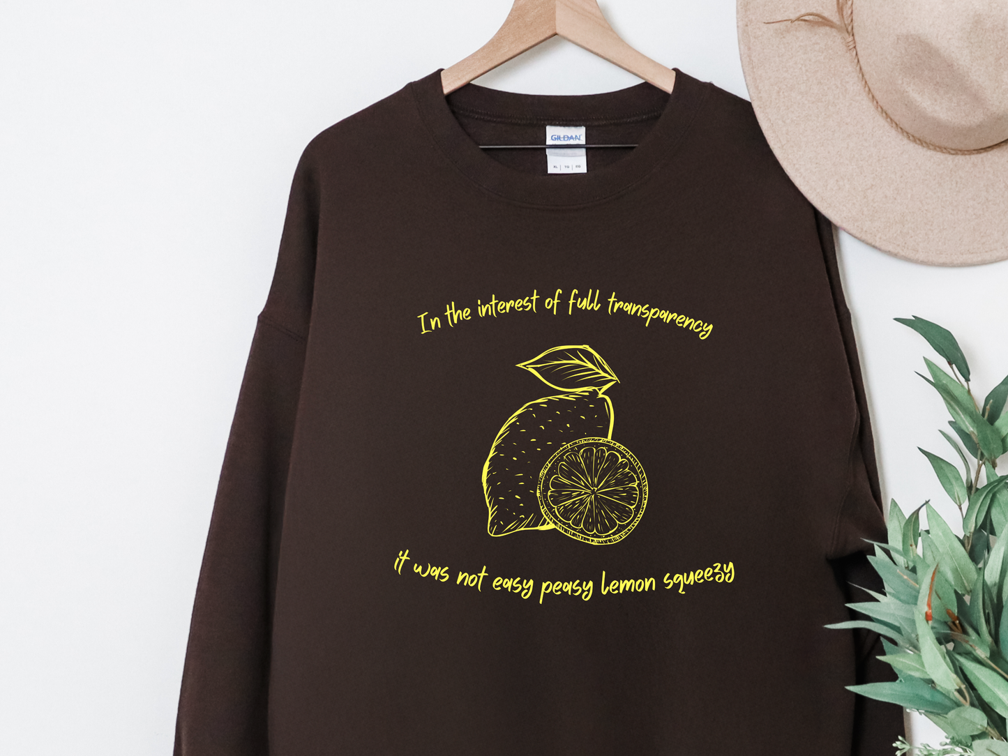 Easy Peasy Lemon Squeezy" Crewneck