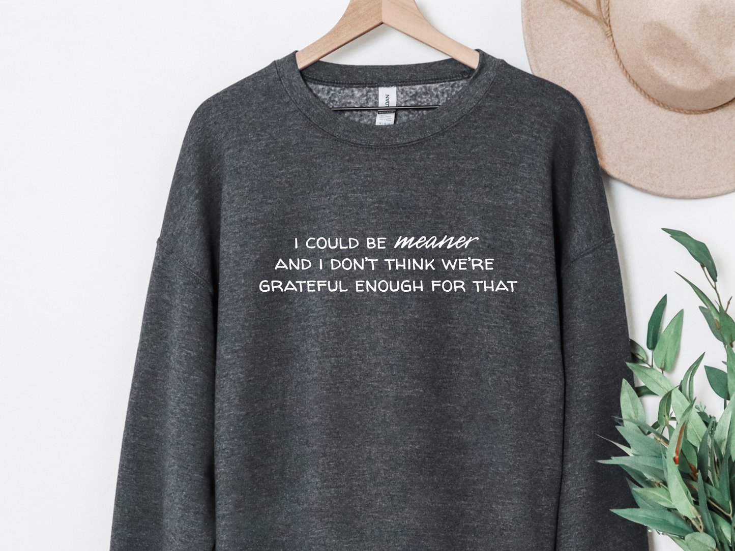 "I Could Be Meaner" Crewneck