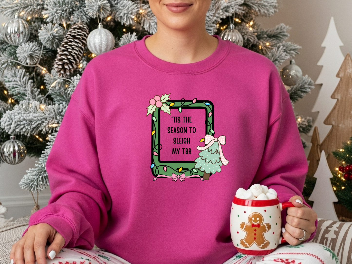"Dear Santa Kindle Message" Crewneck