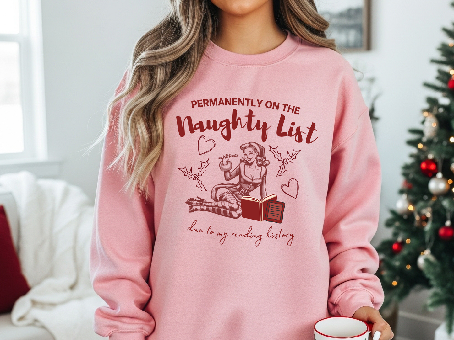 "Permanently On The Naughty List" Crewneck