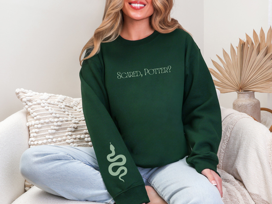 "Scared, Potter?" Crewneck