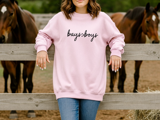 "Bays Over Boys" Crewneck