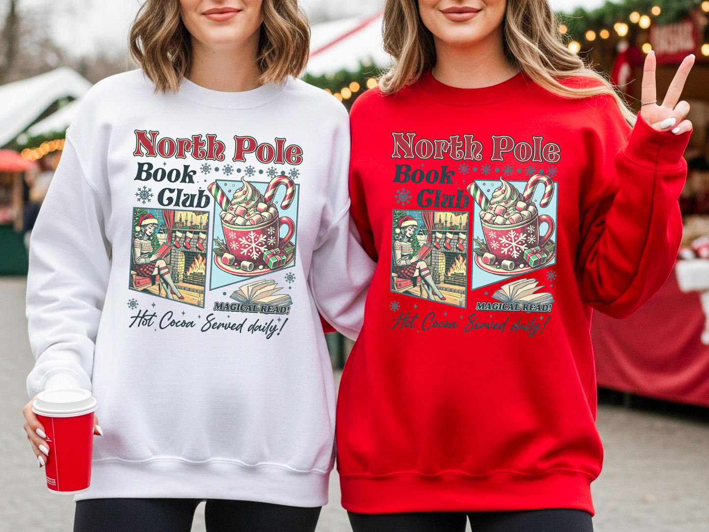 "North Pole Book Club" Crewneck