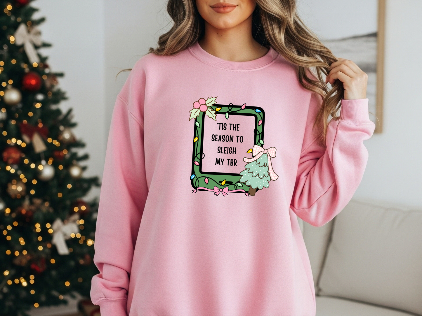 "Dear Santa Kindle Message" Crewneck