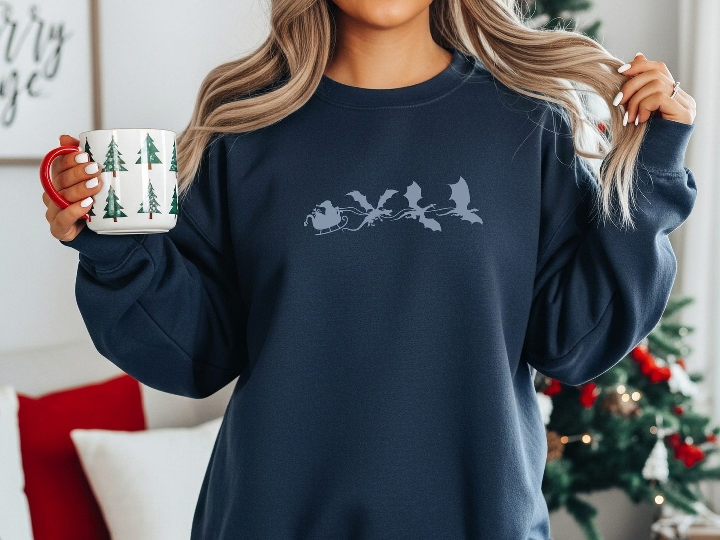 "Santa's Dragons" Crewneck