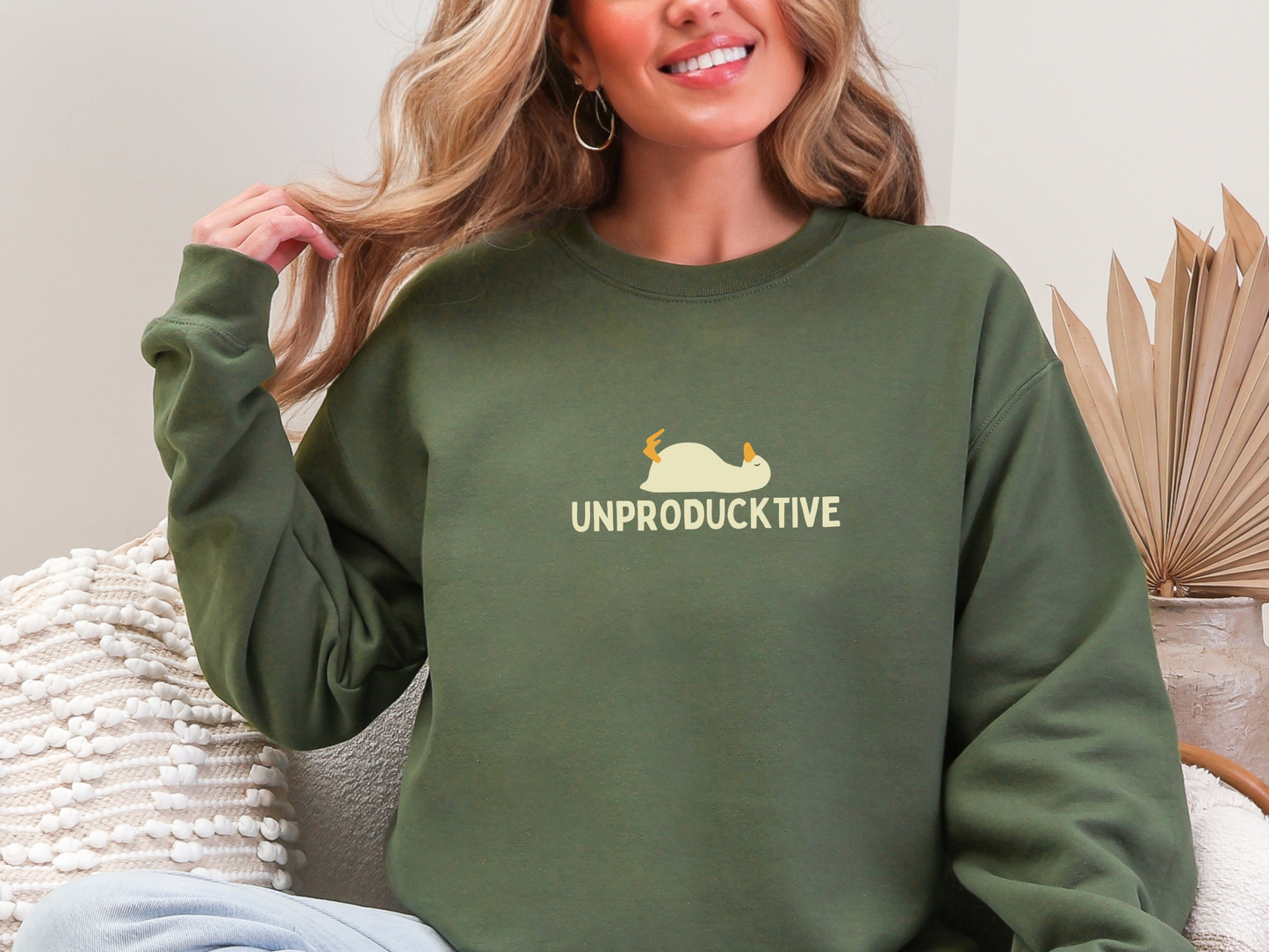 "Unproducktive" Crewneck
