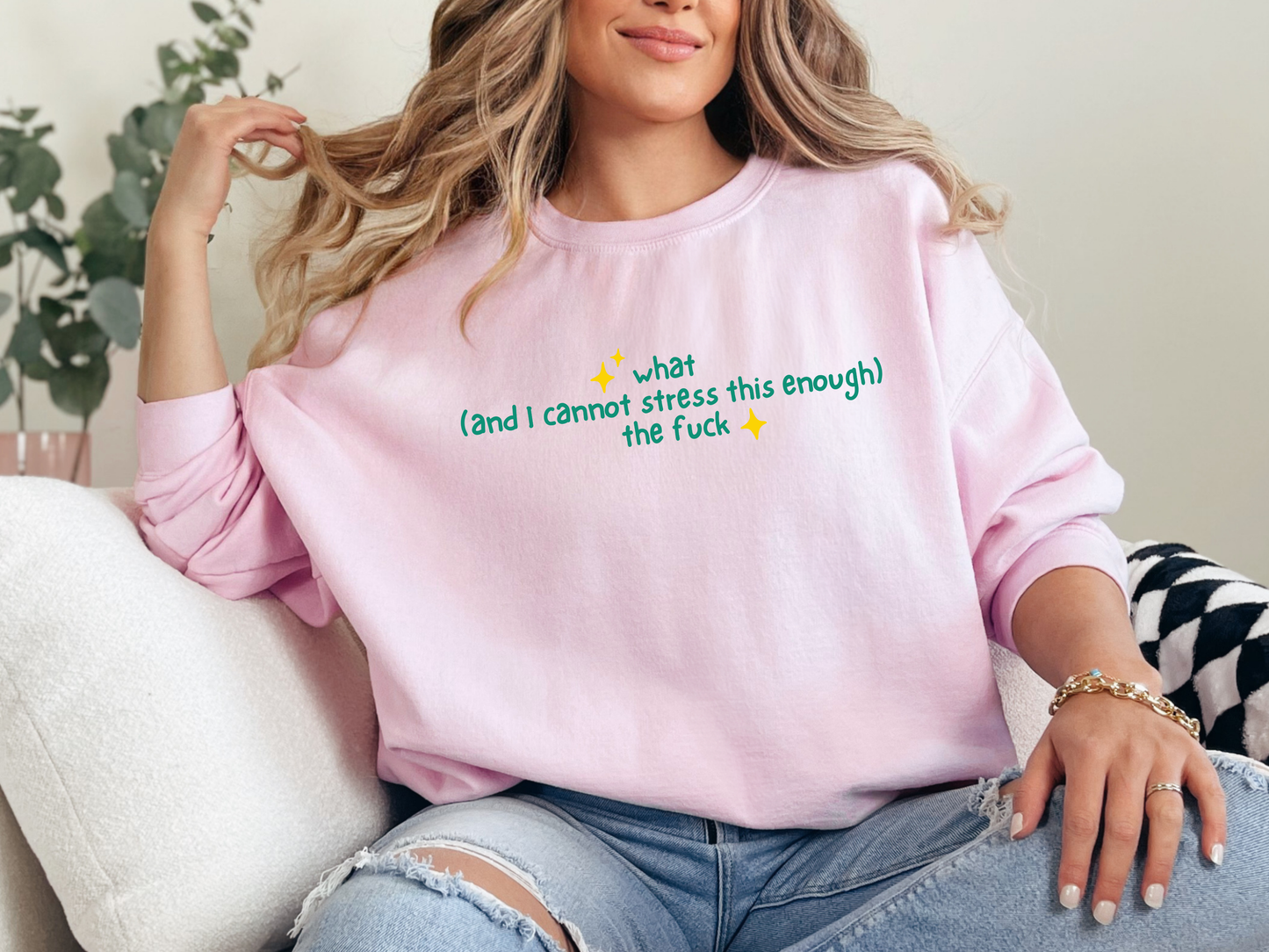 "What The F*ck" Crewneck