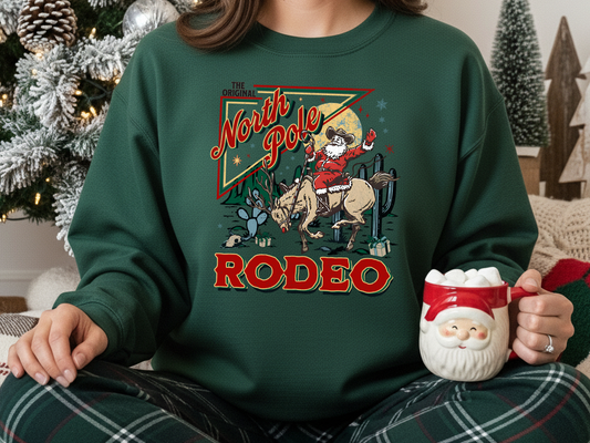 "North Pole Rodeo" Crewneck