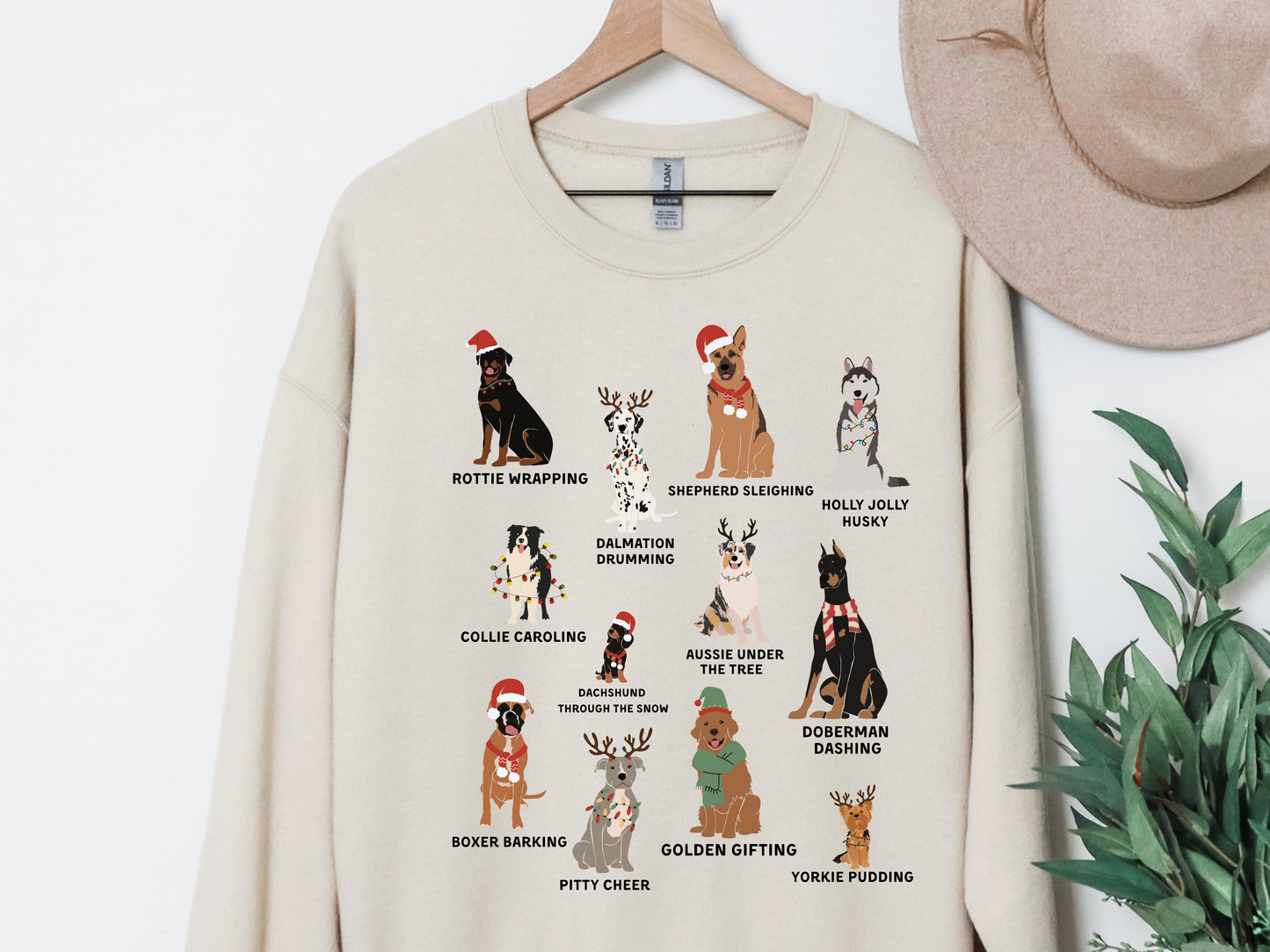 "12 Dogs of Christmas" Crewneck
