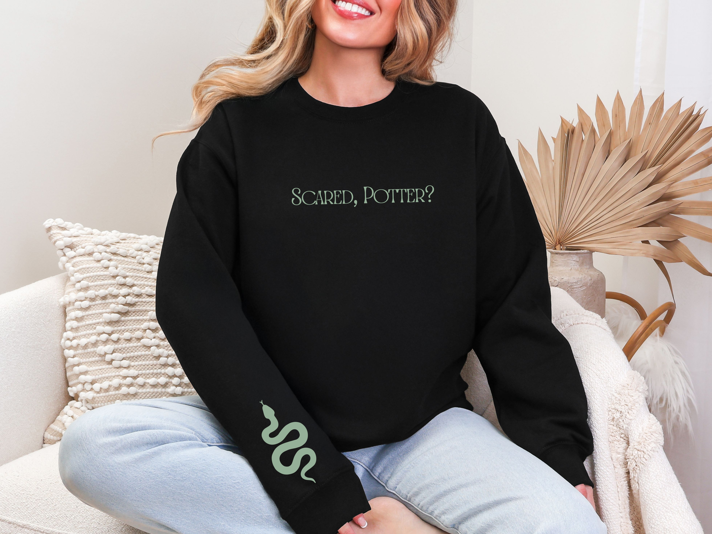 "Scared, Potter?" Crewneck