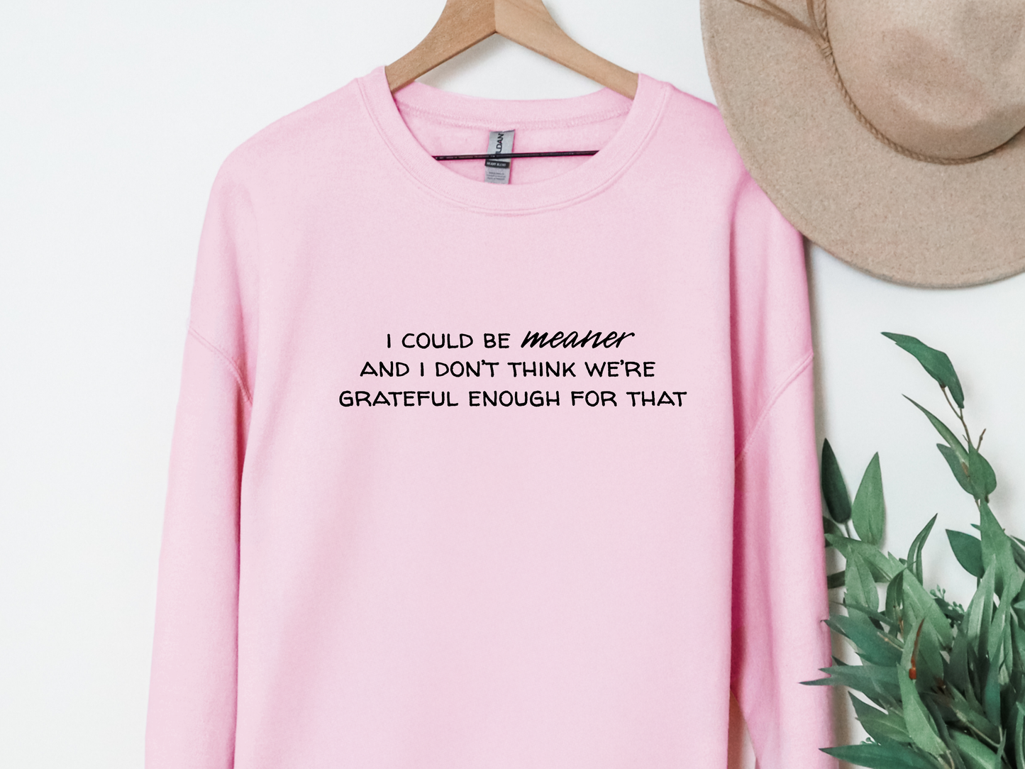 "I Could Be Meaner" Crewneck