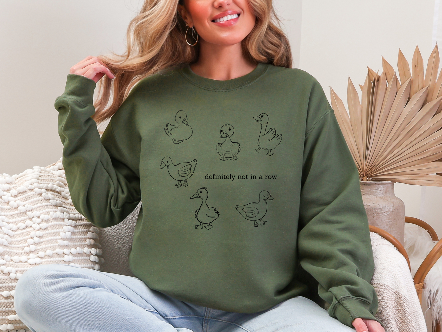 "Definitely Not In A Row" Crewneck