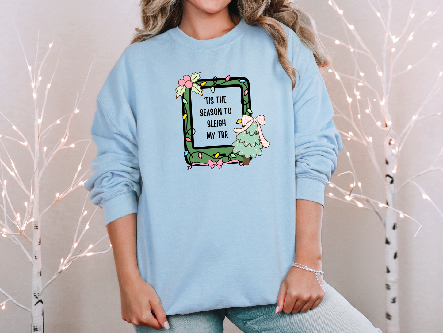 "Dear Santa Kindle Message" Crewneck