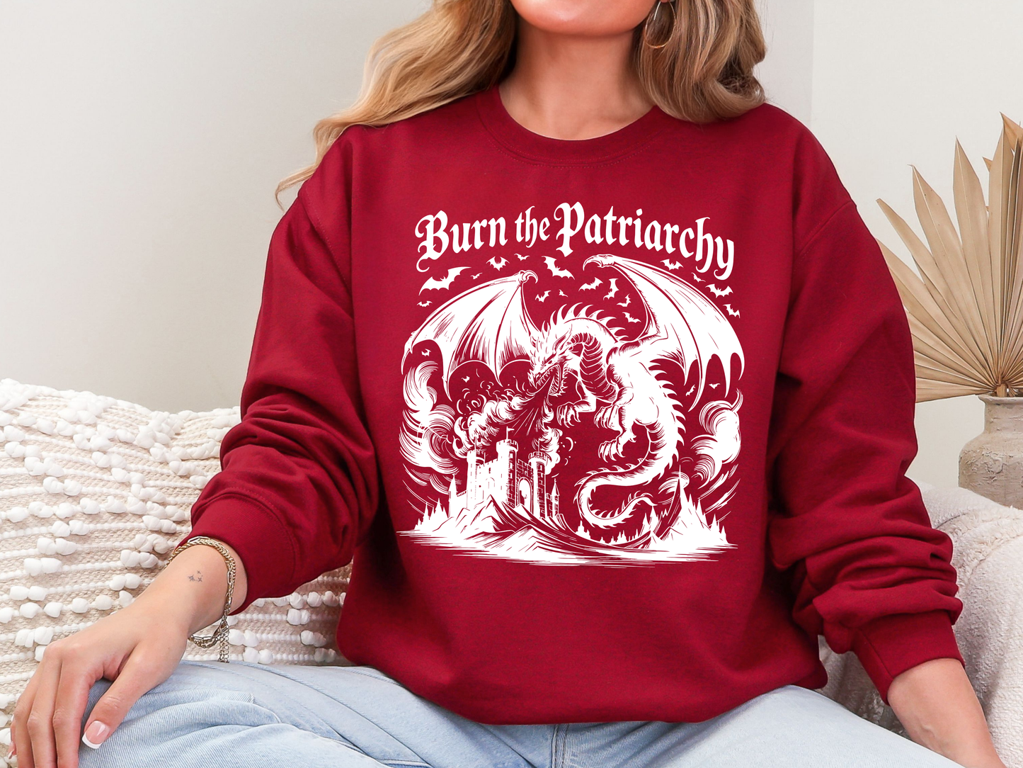 "Burn The Patriarchy" Crewneck