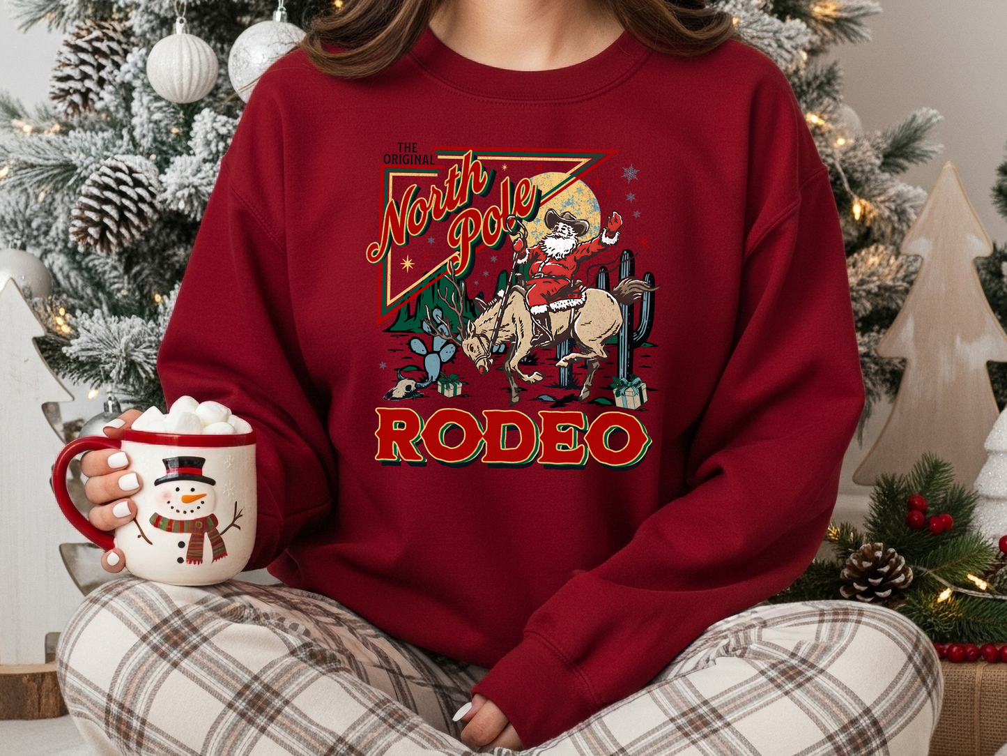 "North Pole Rodeo" Crewneck