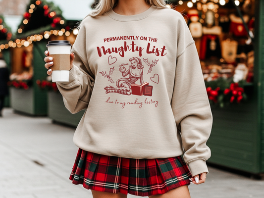 "Permanently On The Naughty List" Crewneck