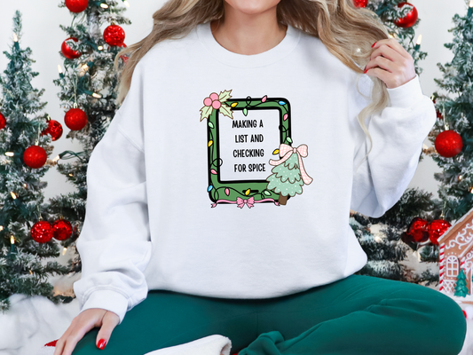 "Dear Santa Kindle Message" Crewneck