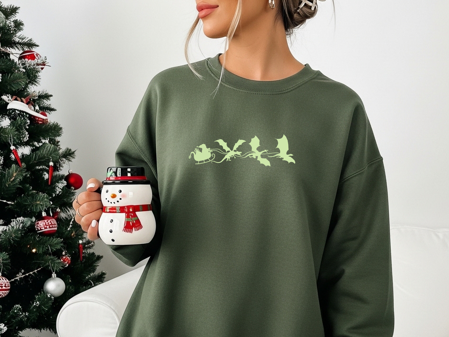 "Santa's Dragons" Crewneck