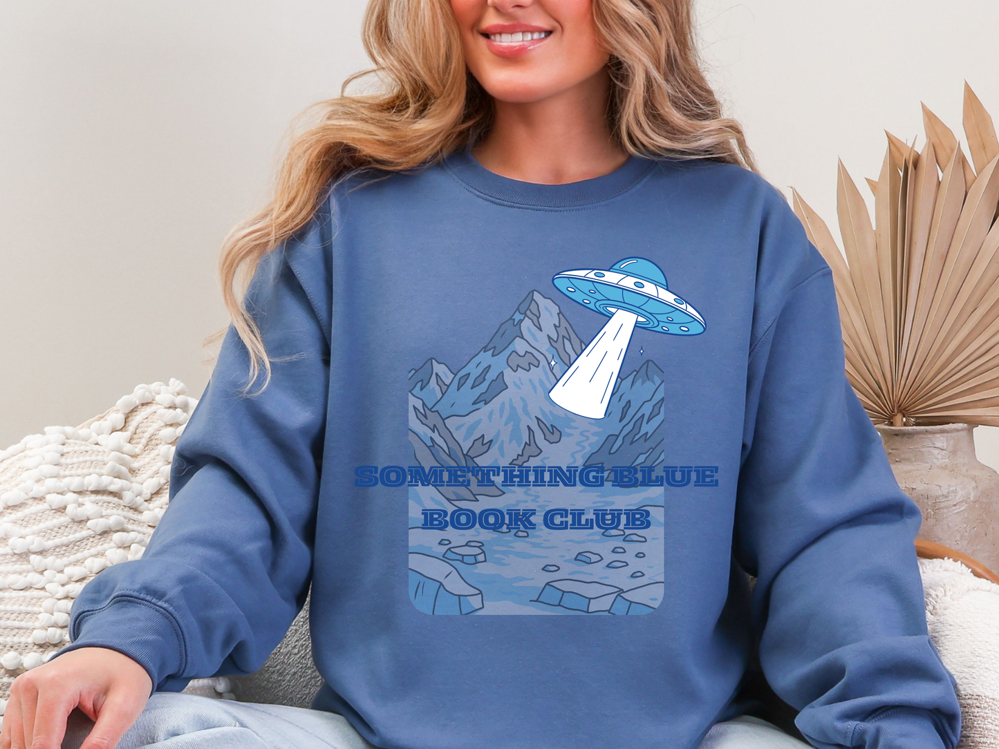 Ice Planet Barbarians "Something Blue Book Club" Crewneck
