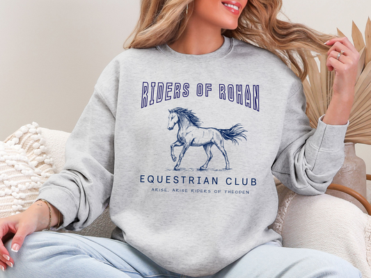 "Riders of Rohan Equestrian Club" Crewneck