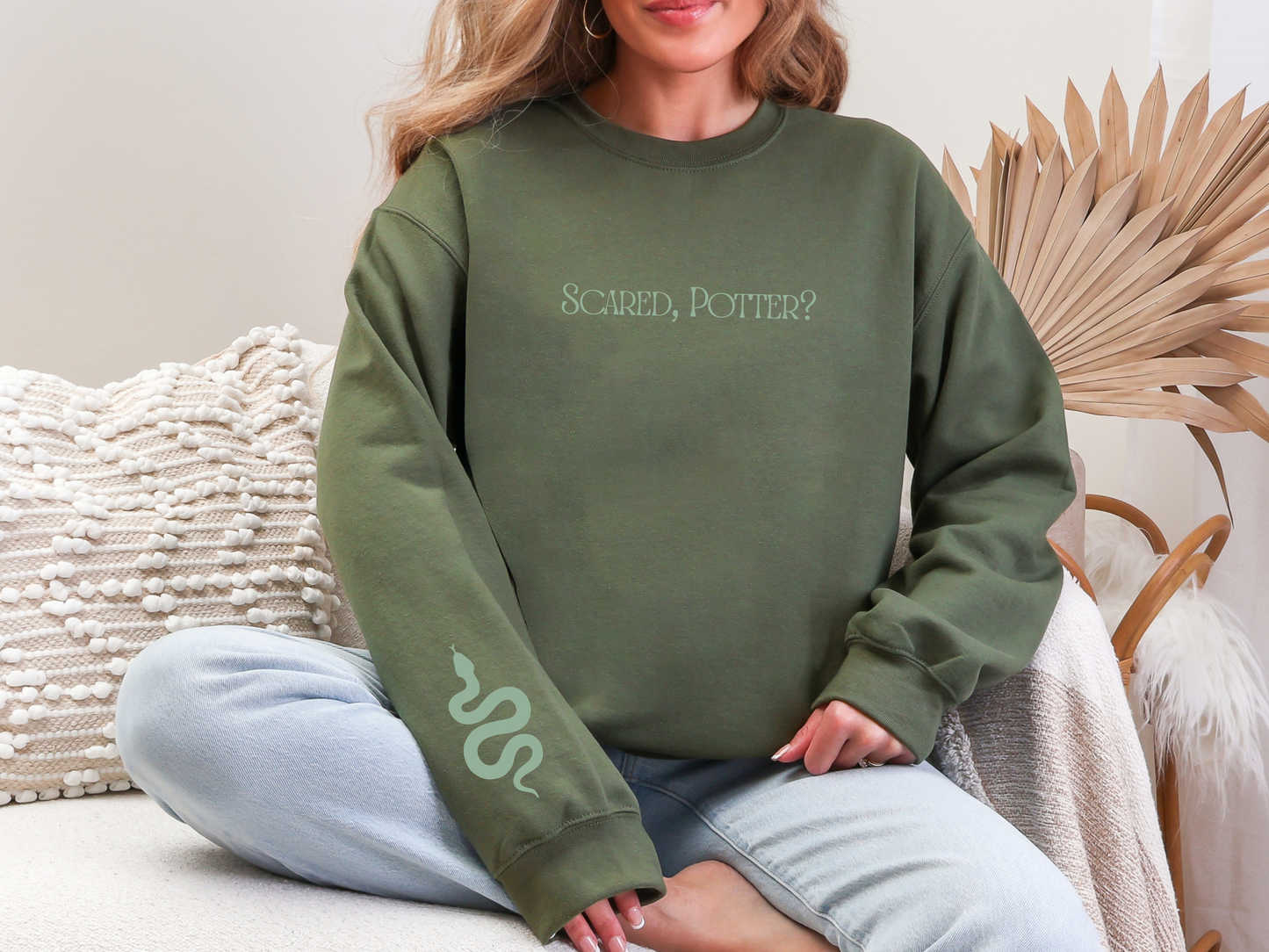 "Scared, Potter?" Crewneck