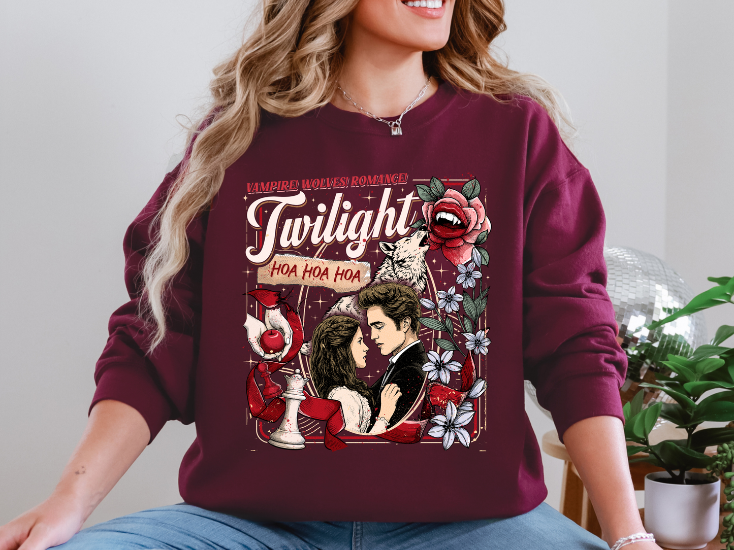 "Retro Vintage Twilight" Crewneck