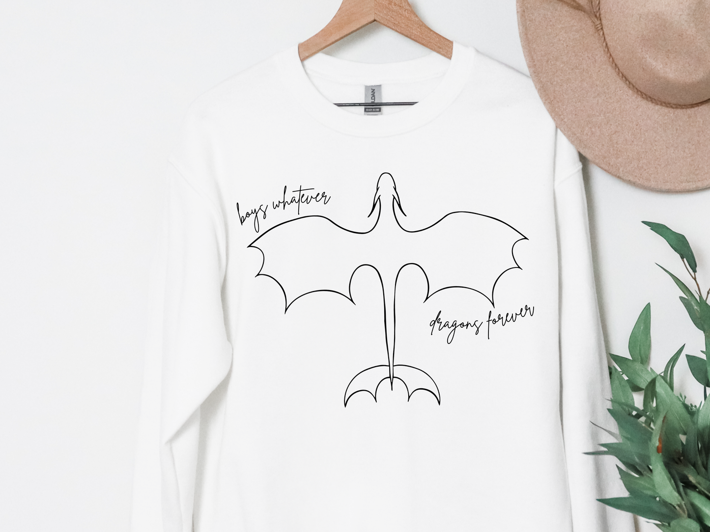 "Boys Whatever Dragons Forever" Crewneck