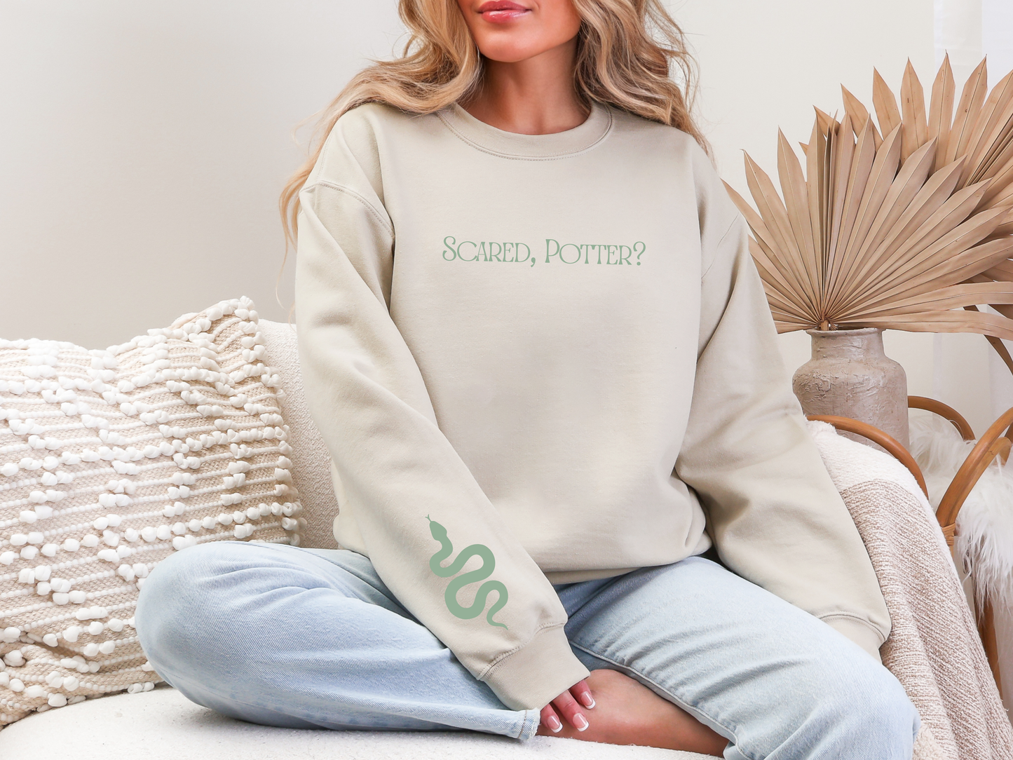 "Scared, Potter?" Crewneck