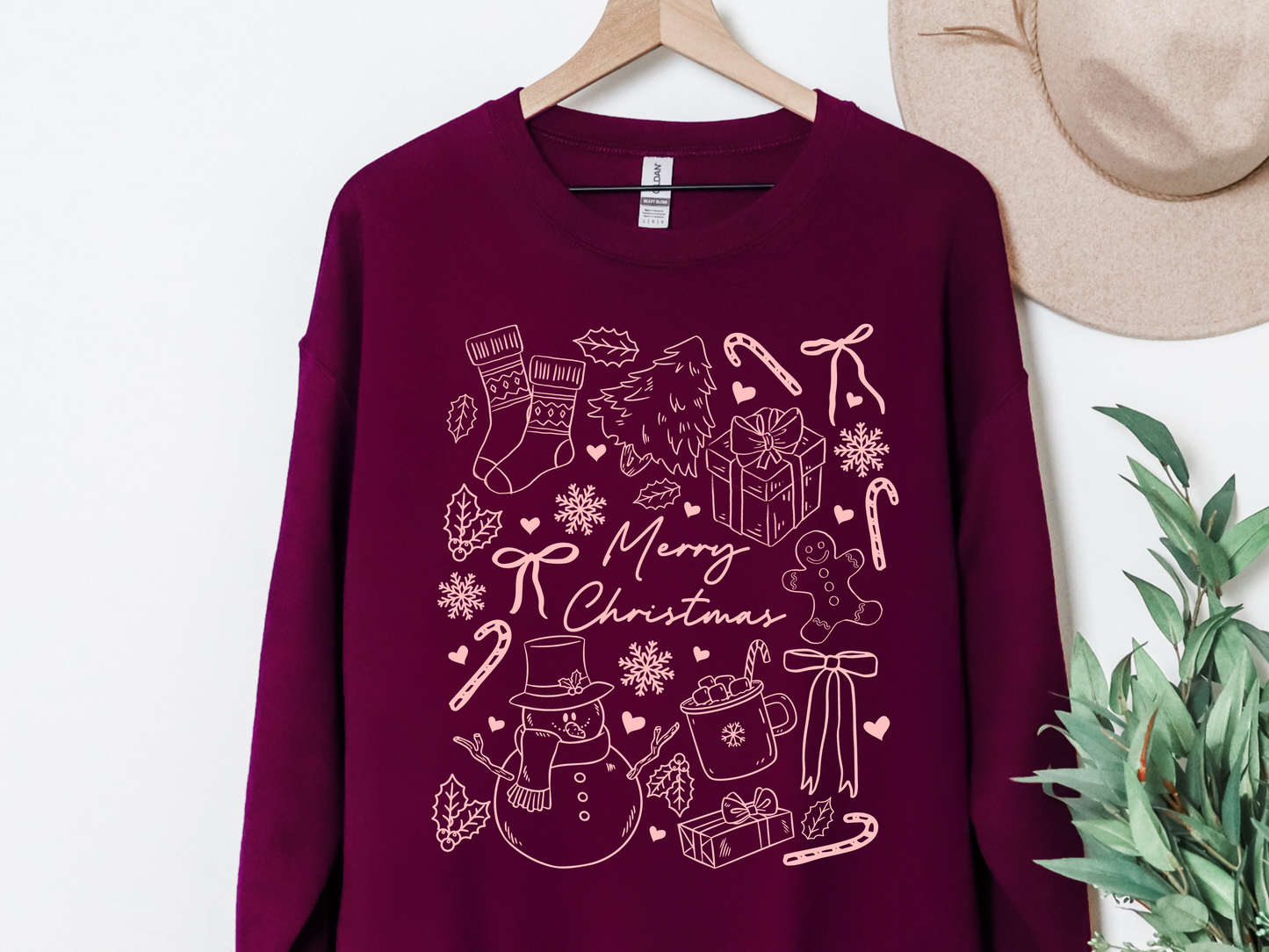 "Christmas Doodles" Crewneck