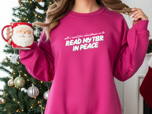 "Read My TBR In Peace" Crewneck