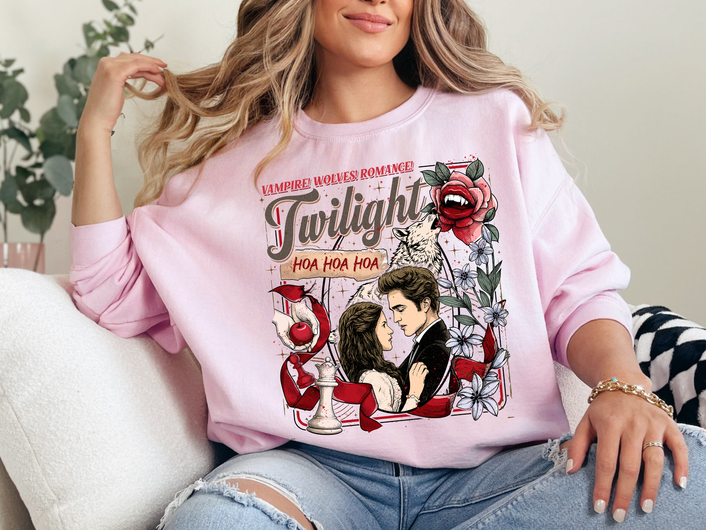 "Retro Vintage Twilight" Crewneck