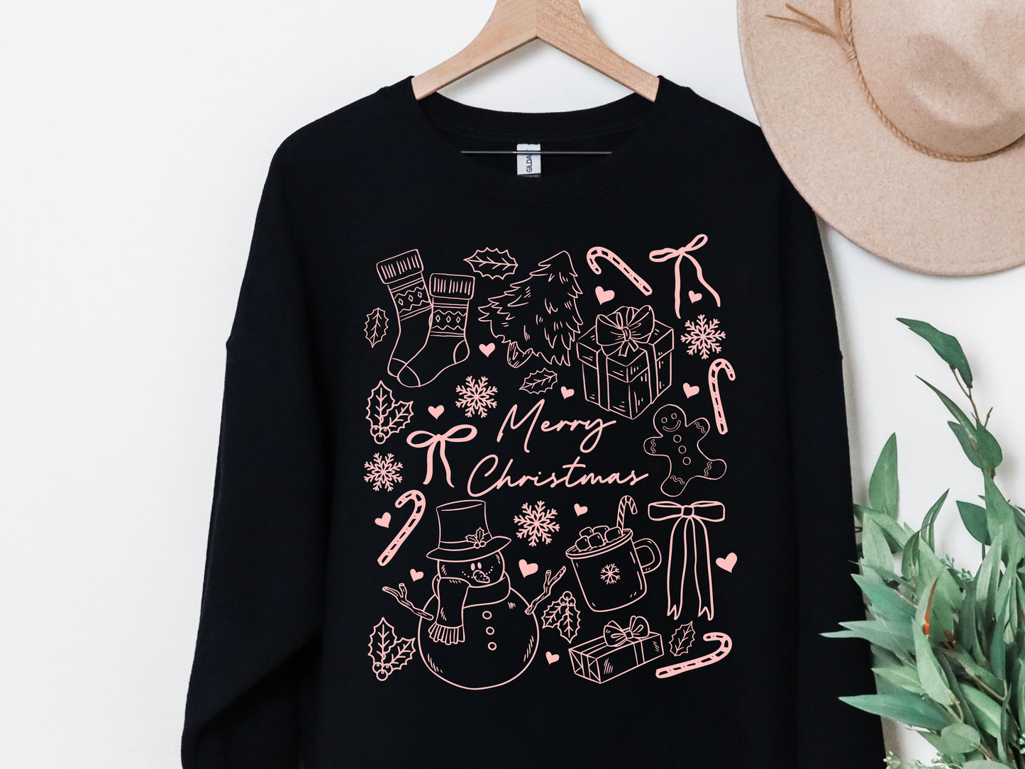 "Christmas Doodles" Crewneck